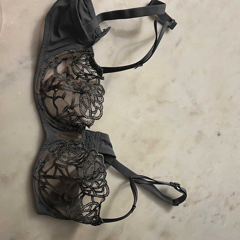 Simone Perele Black Sheer Lace Bra